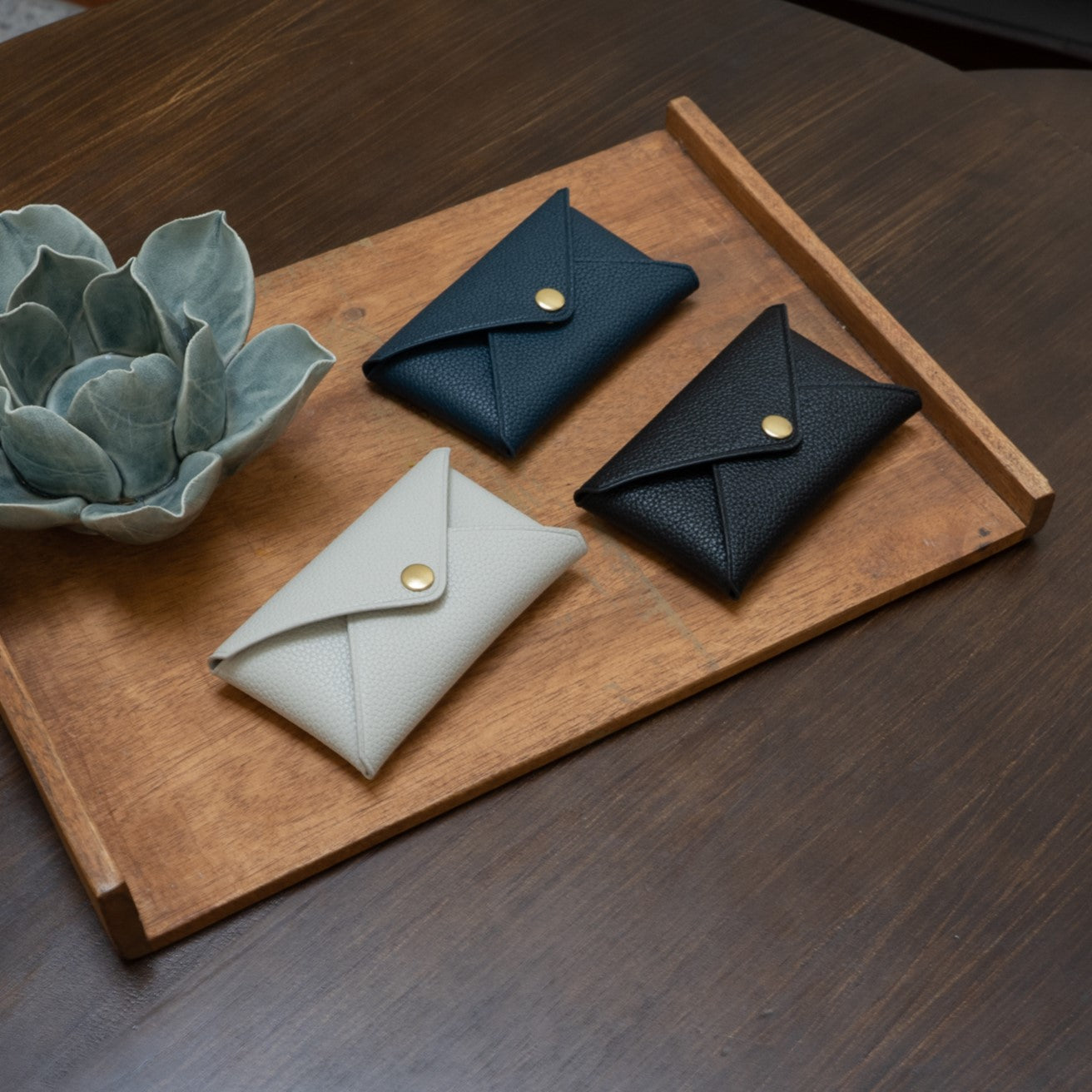 Envelope Cardholder - Pitch Black