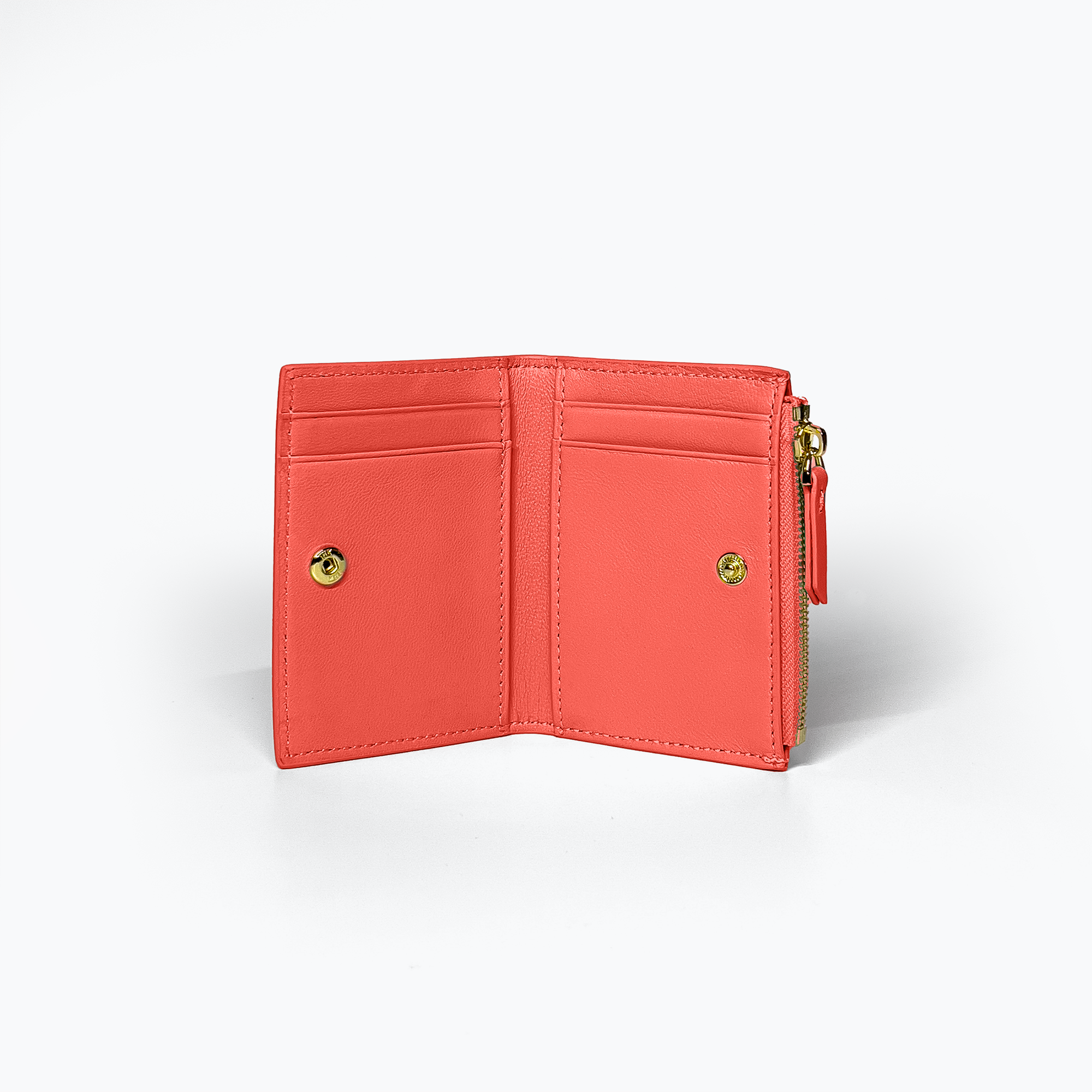 Zip Bifold - Tomato