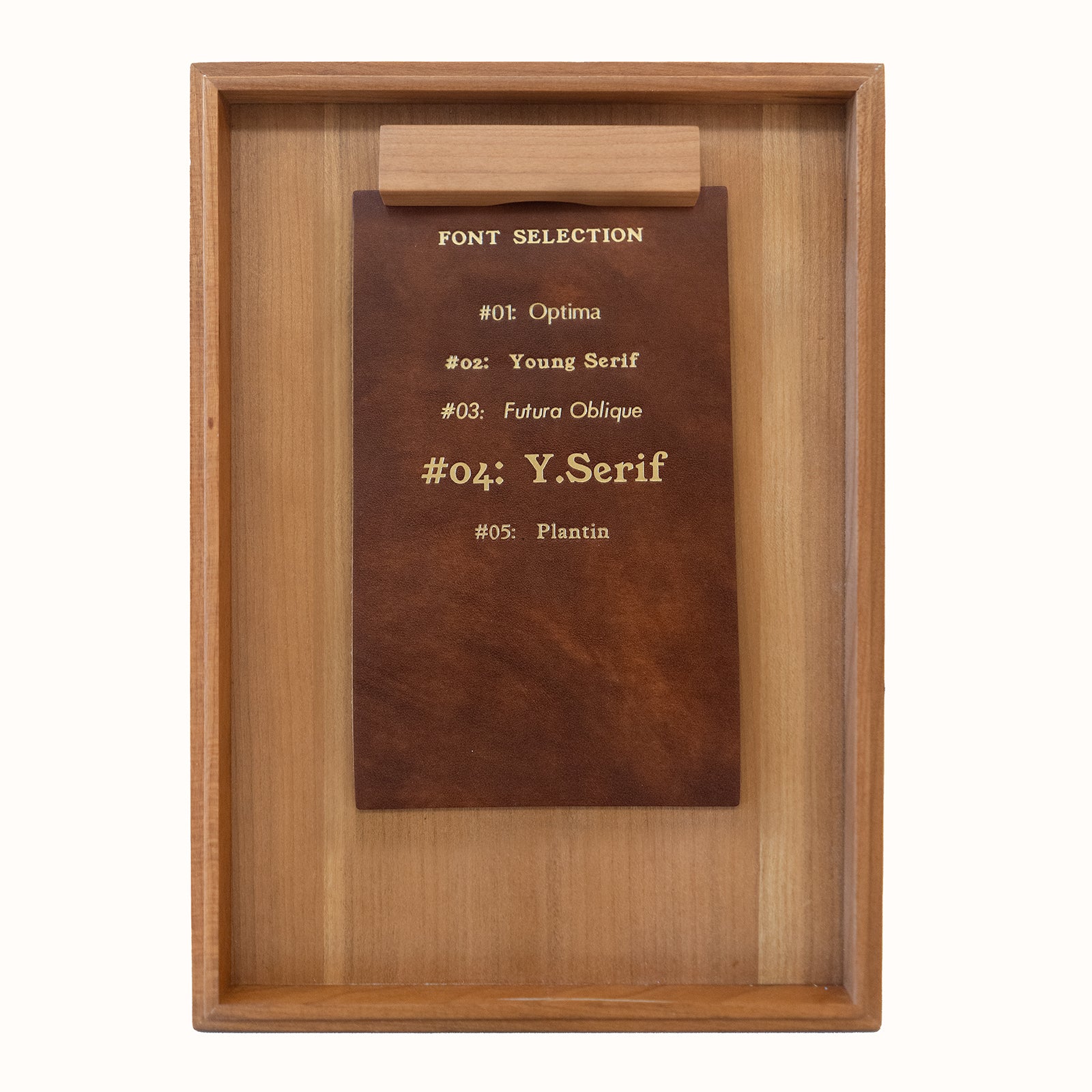 Double Side Cardholder - Dark Burgundy