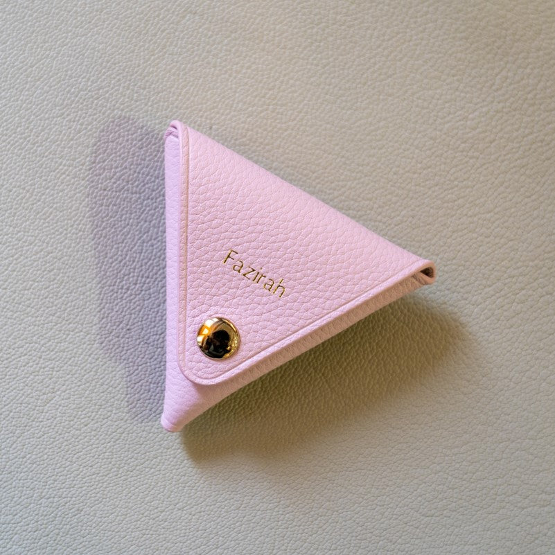 Triangle Coin Pouch - Pitch Black