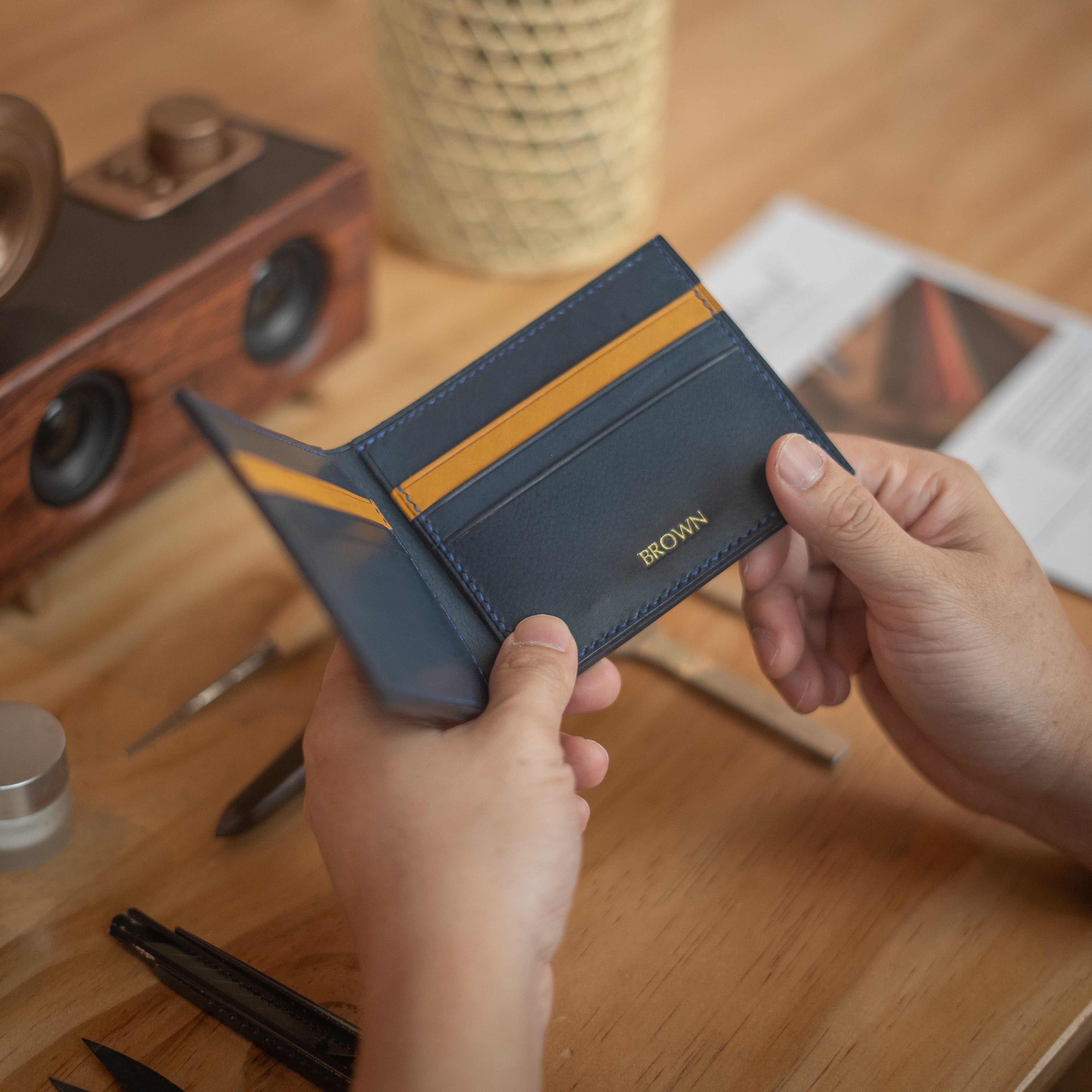 Bifold Wallet Workshop - Haji Lane - Crafune