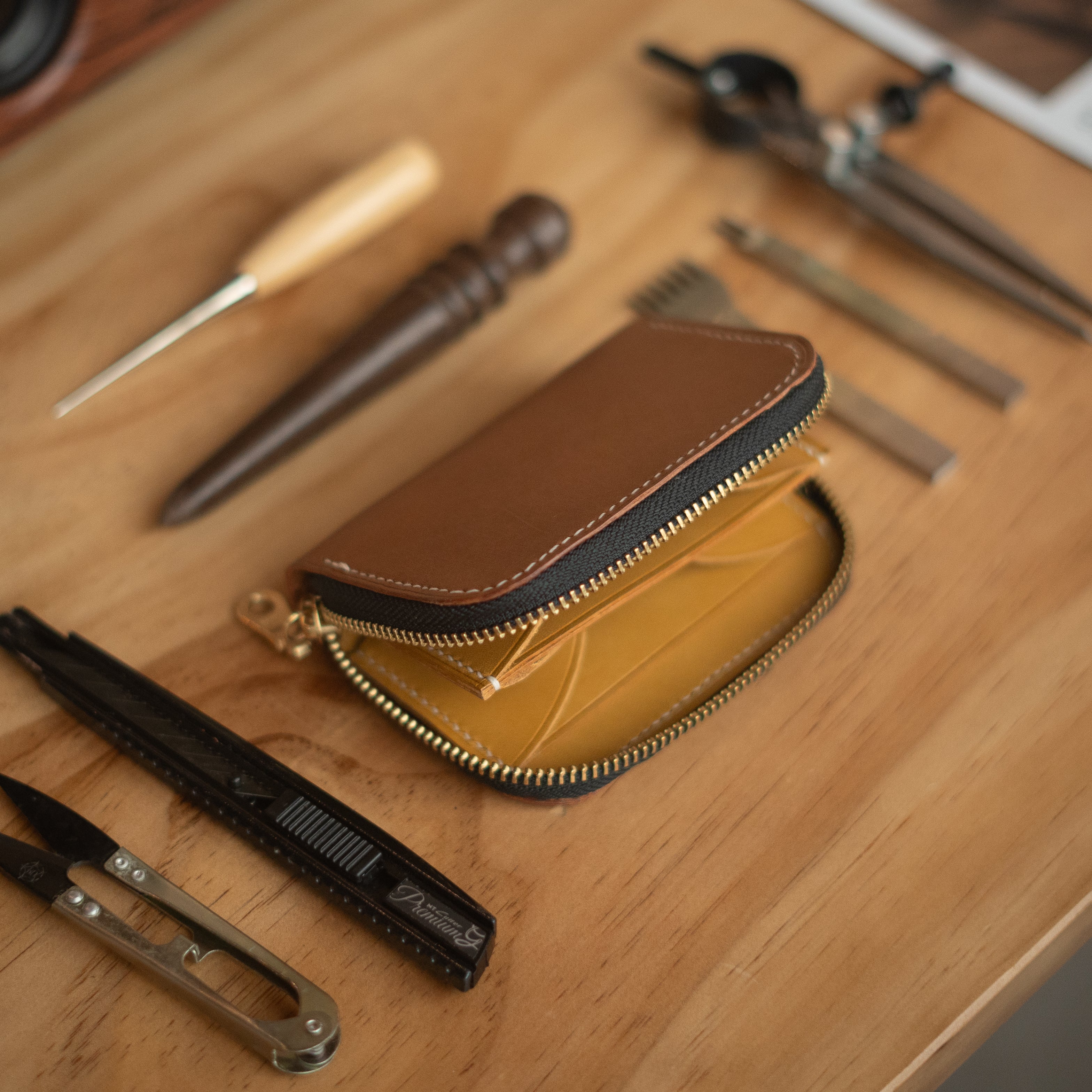 Short Zipper Wallet - Haji Lane - Crafune
