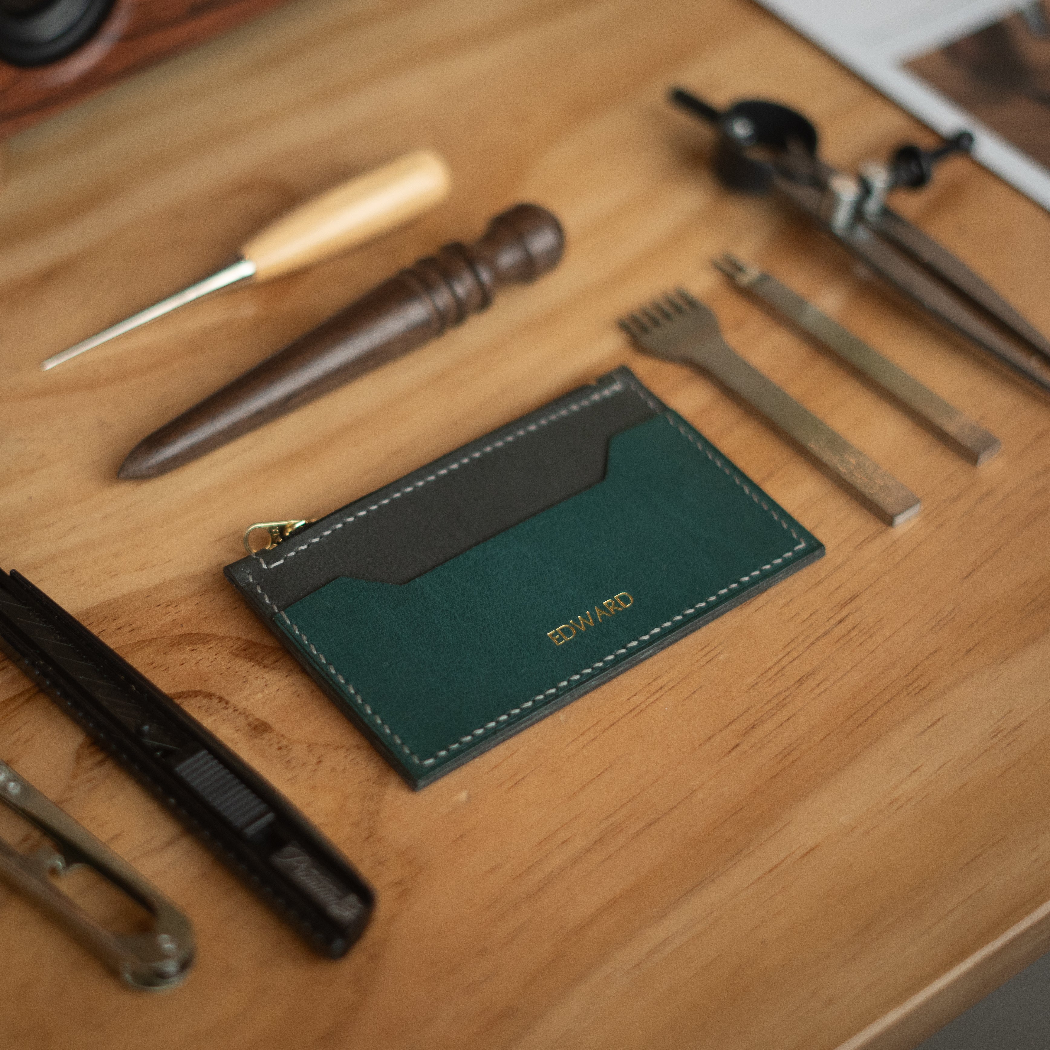 Zip Cardholder Wallet - Haji Lane - Crafune