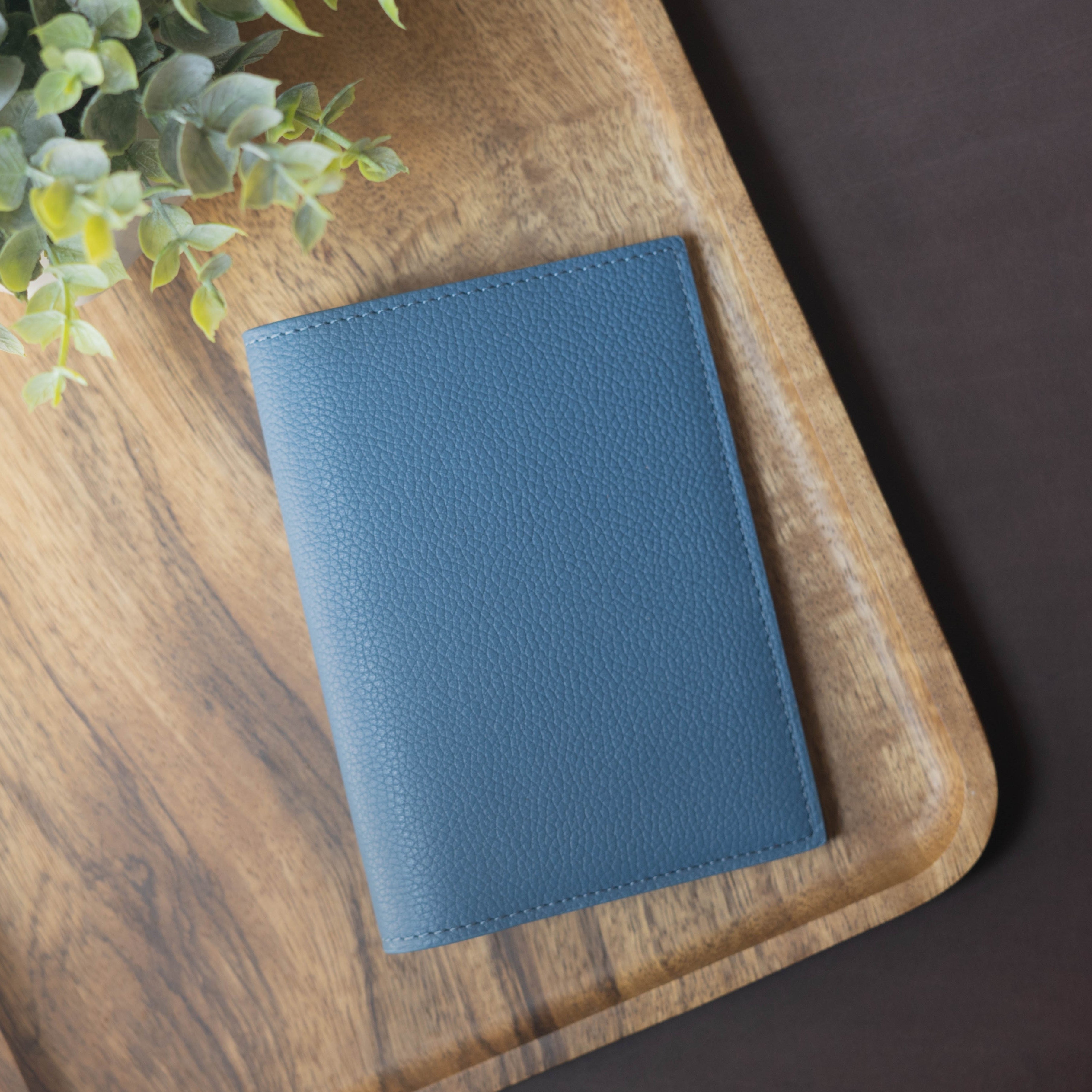 Slate Blue Passport Holder