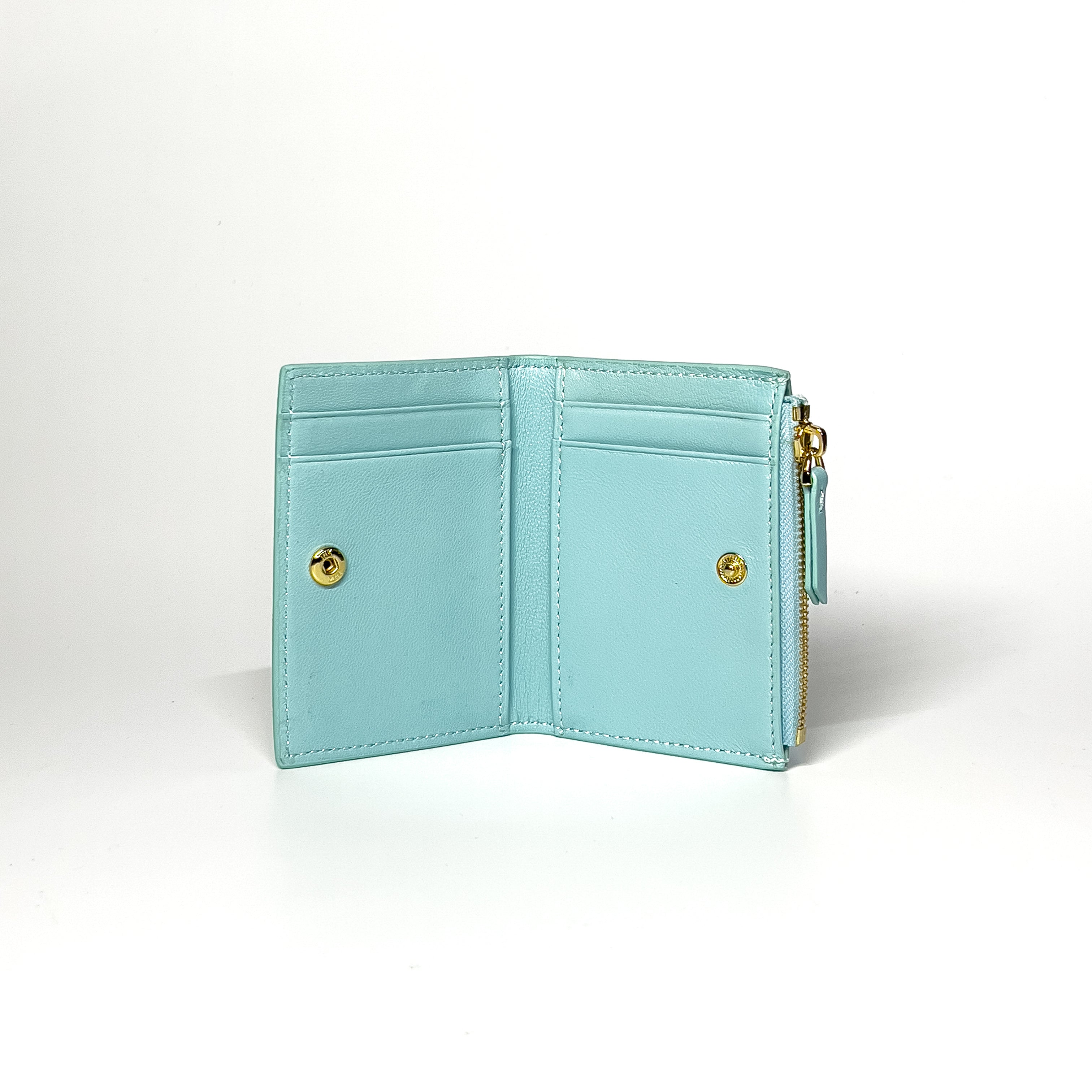 Zip Bifold - Cotton Candy Blue