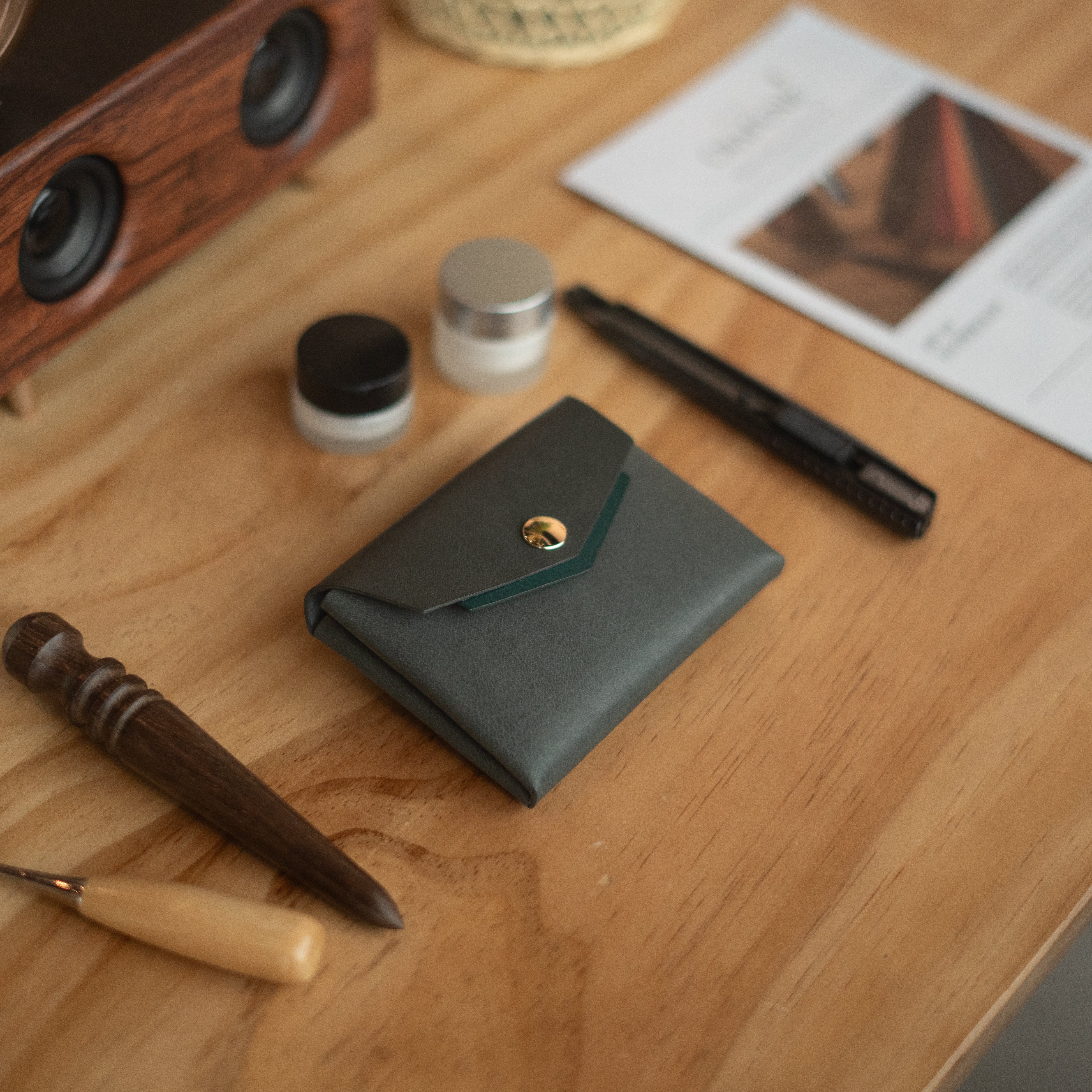 Moneta Mini Wallet Workshop - Haji Lane - Crafune