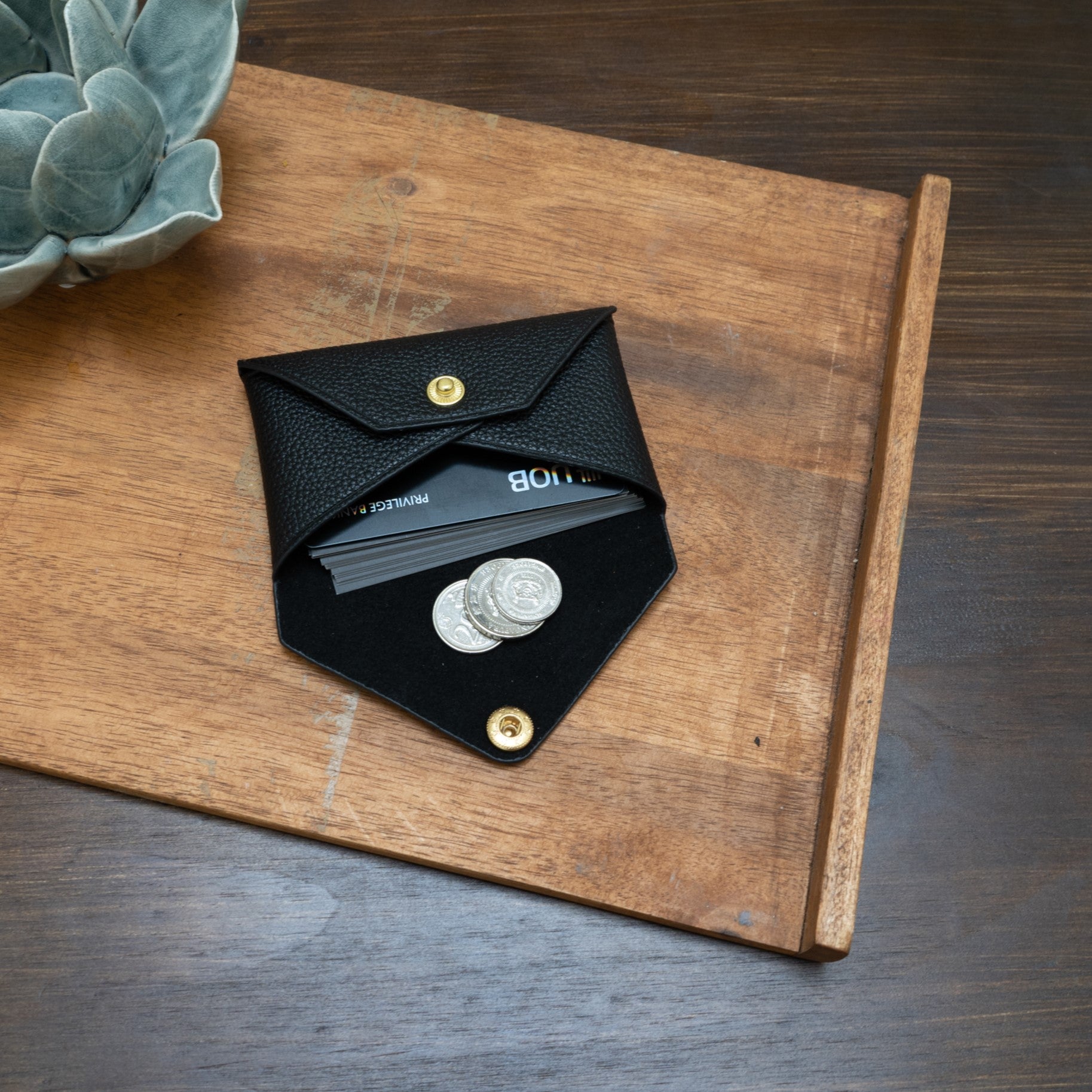 Envelope Cardholder - Pitch Black