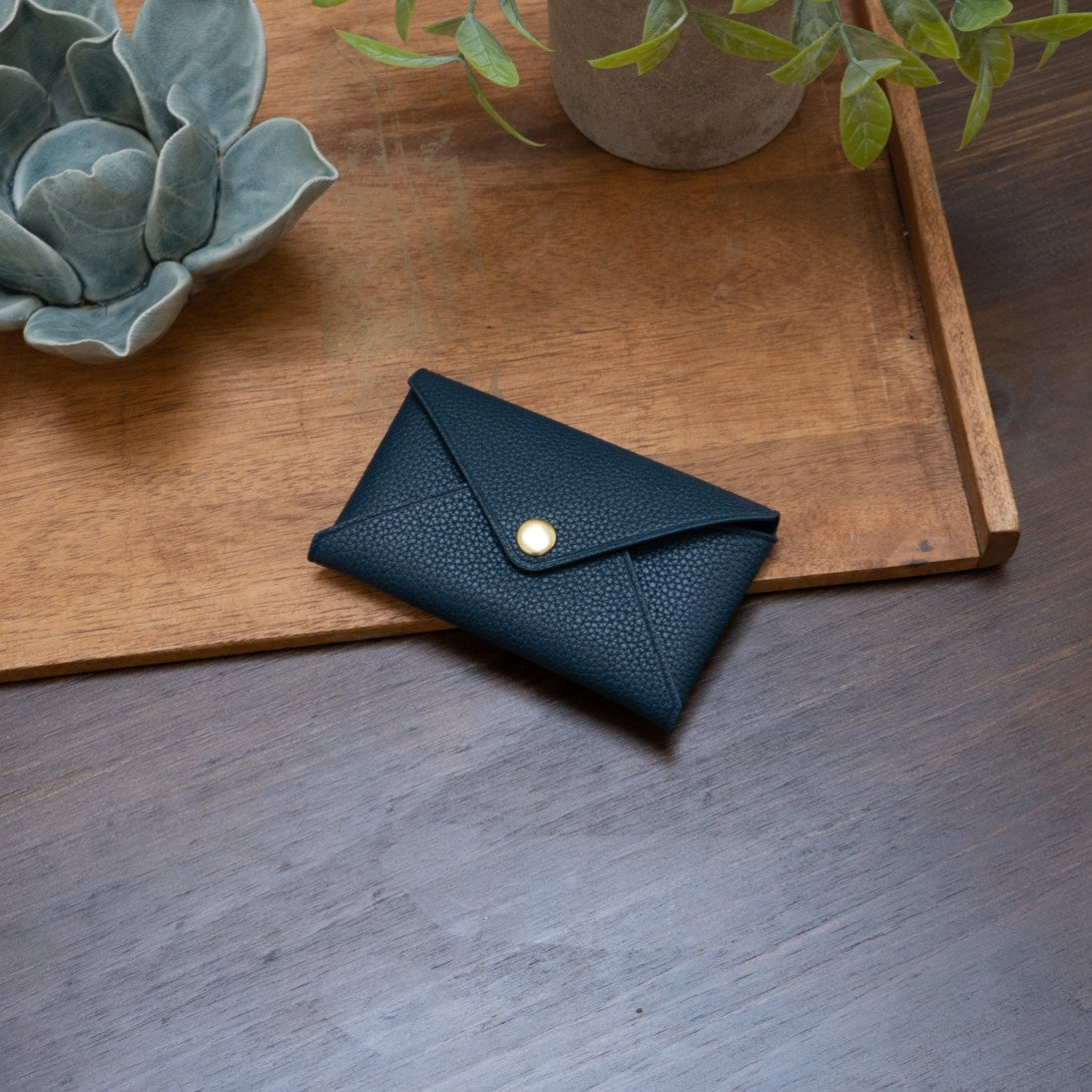 Envelope Cardholder - Prussian Blue