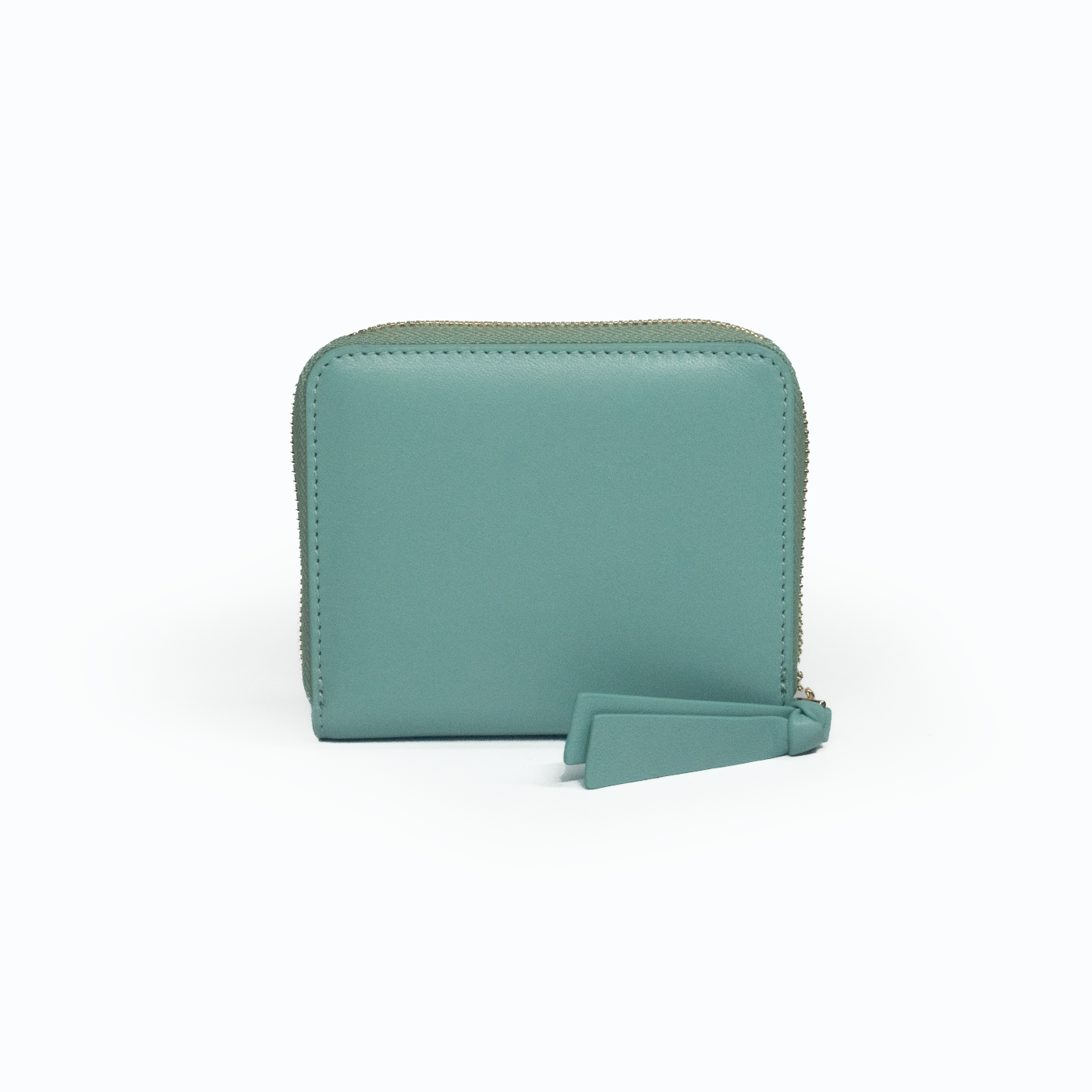 Pluto Short Zipper Wallet - Seafoam Green