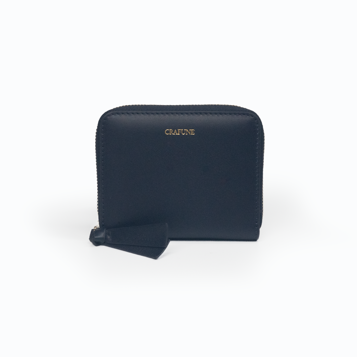 Pluto Short Zipper Wallet - Midnight