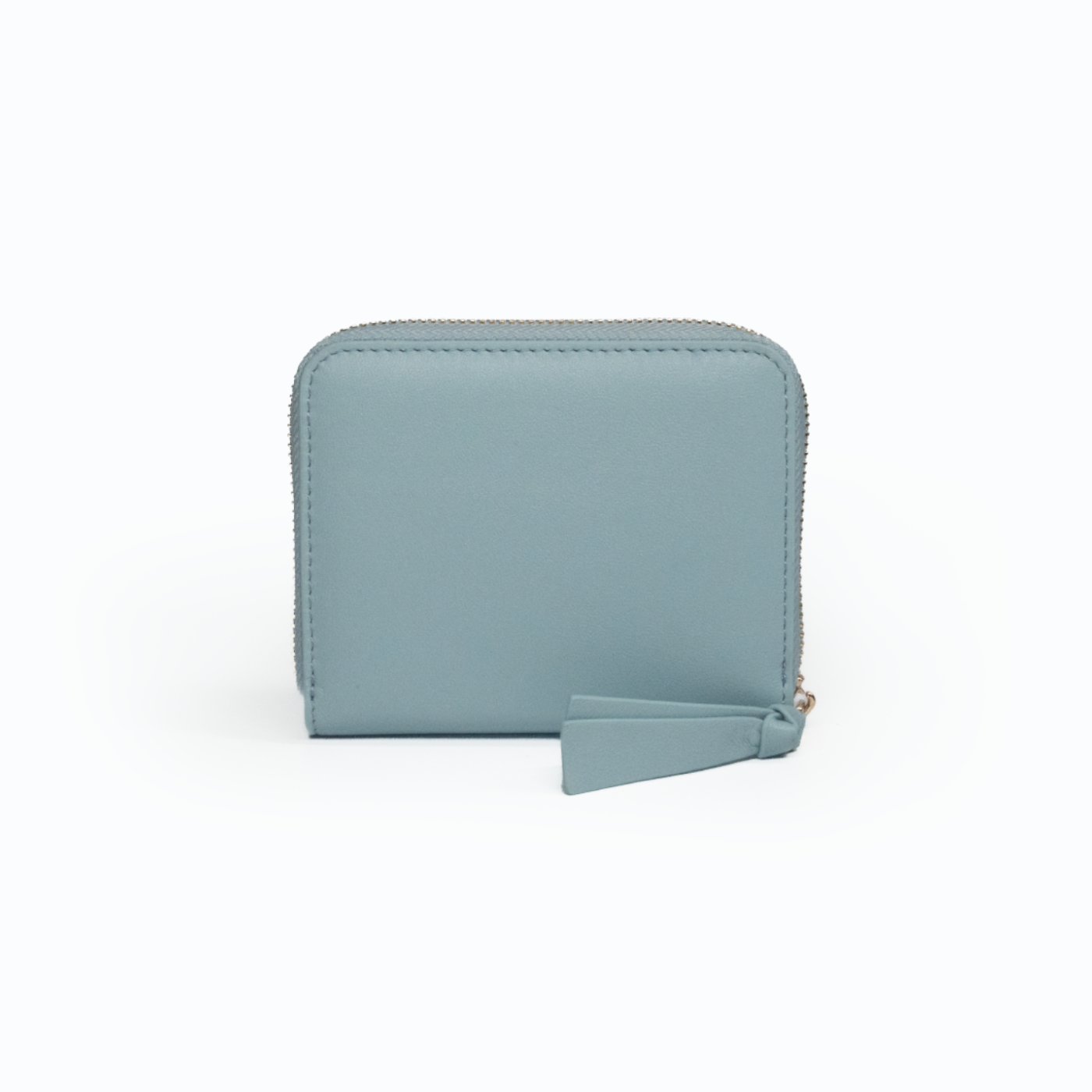 Pluto Short Zipper Wallet - Powder Blue