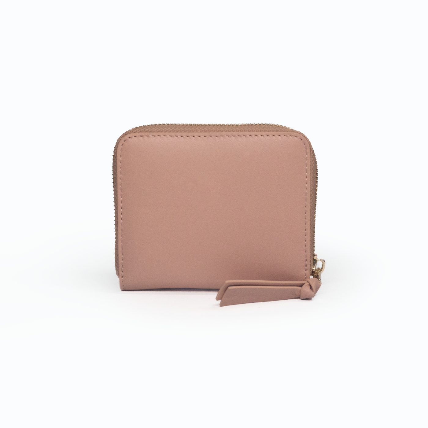 Pluto Short Zipper Wallet - Coral