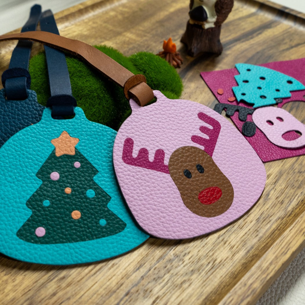 Leather Marquetry Bag Tag Workshop at Jewel Changi Airport