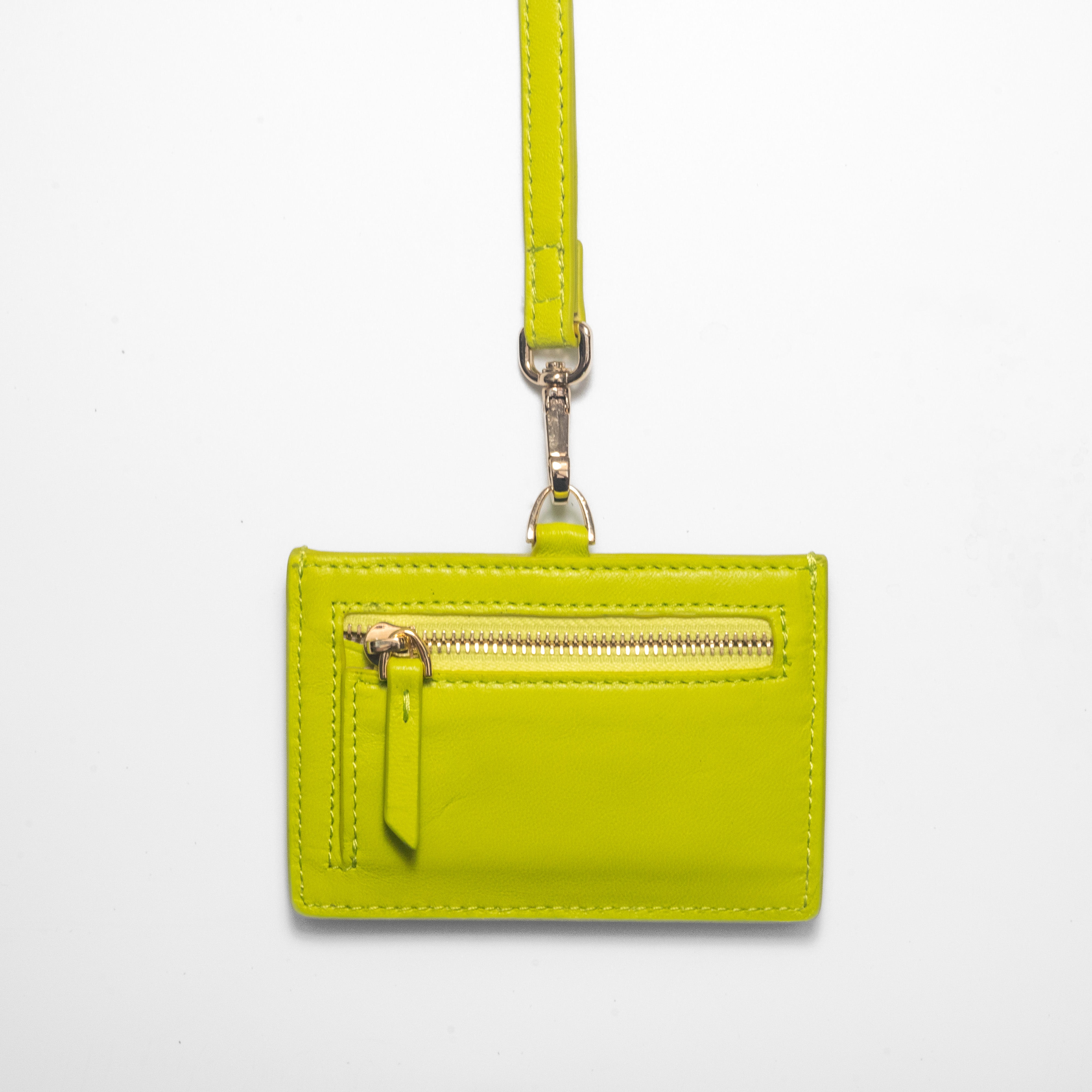 Zip Lanyard - Lime