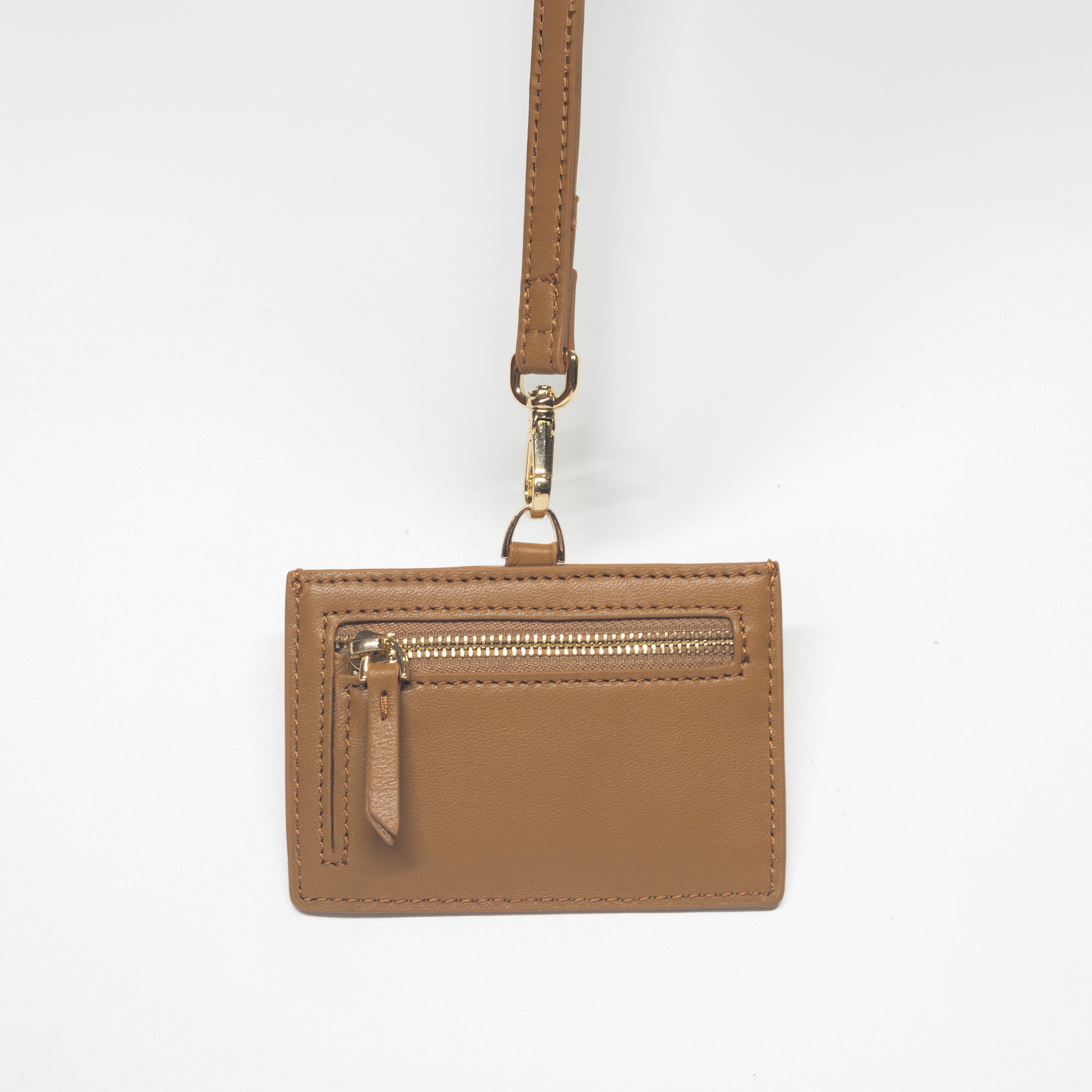 Zip Lanyard - Toffee