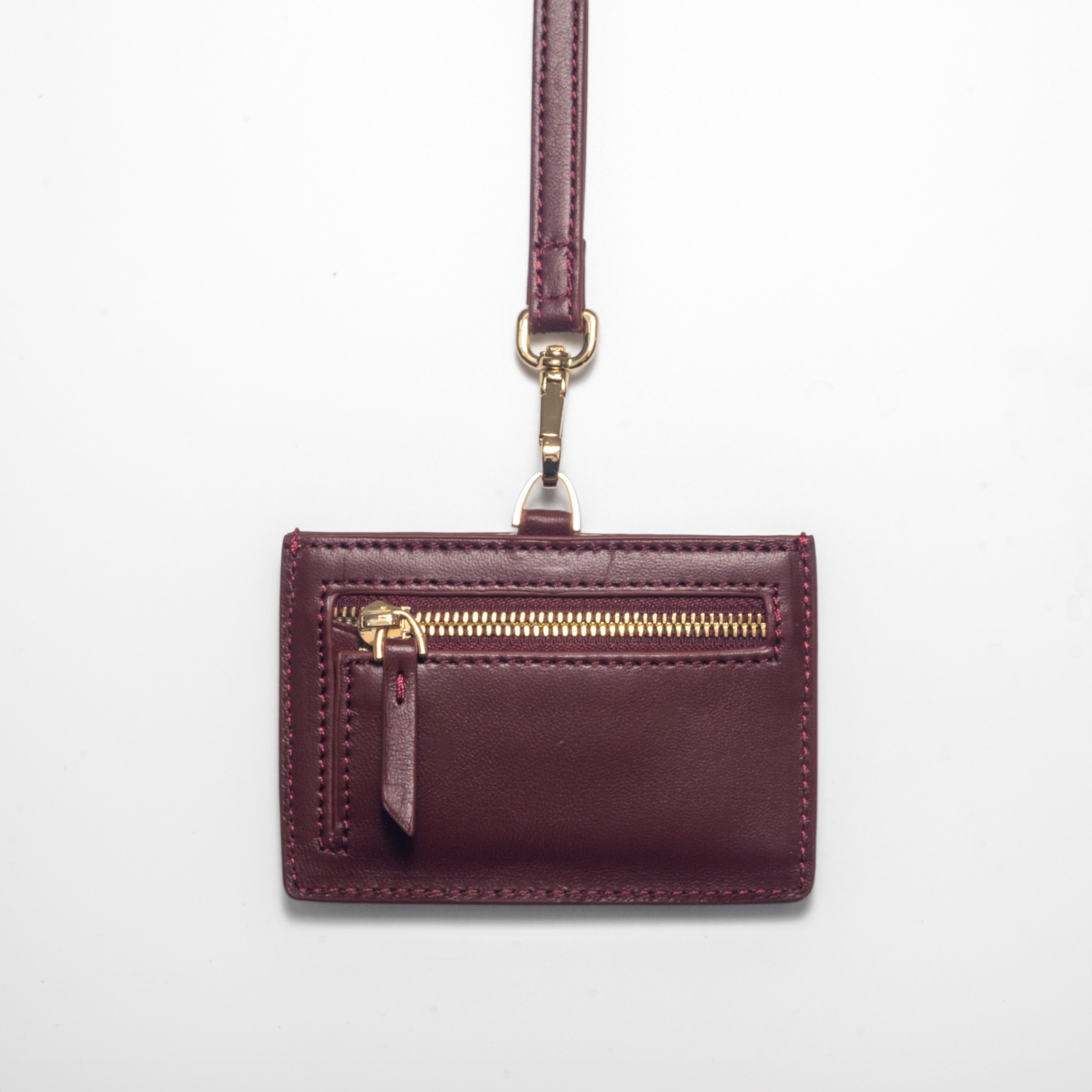 Zip Lanyard - Plum