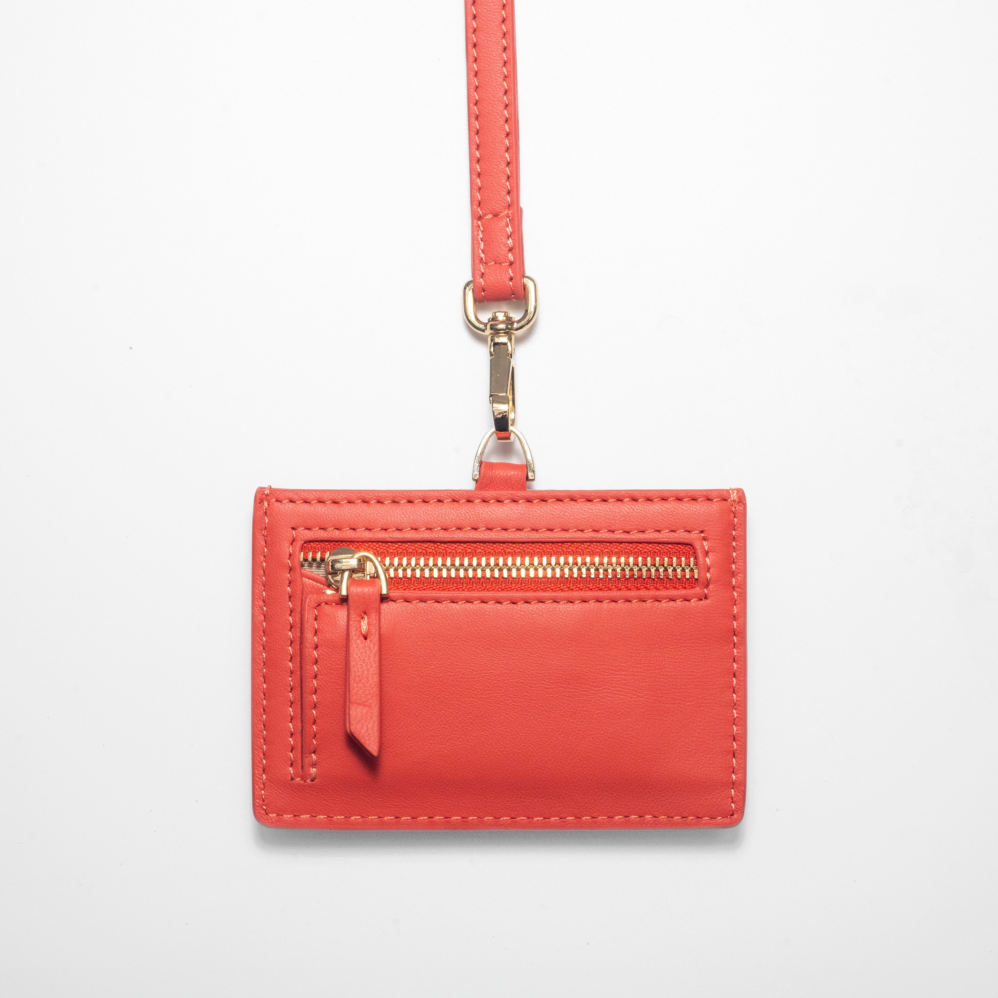 Zip Lanyard - Tomato