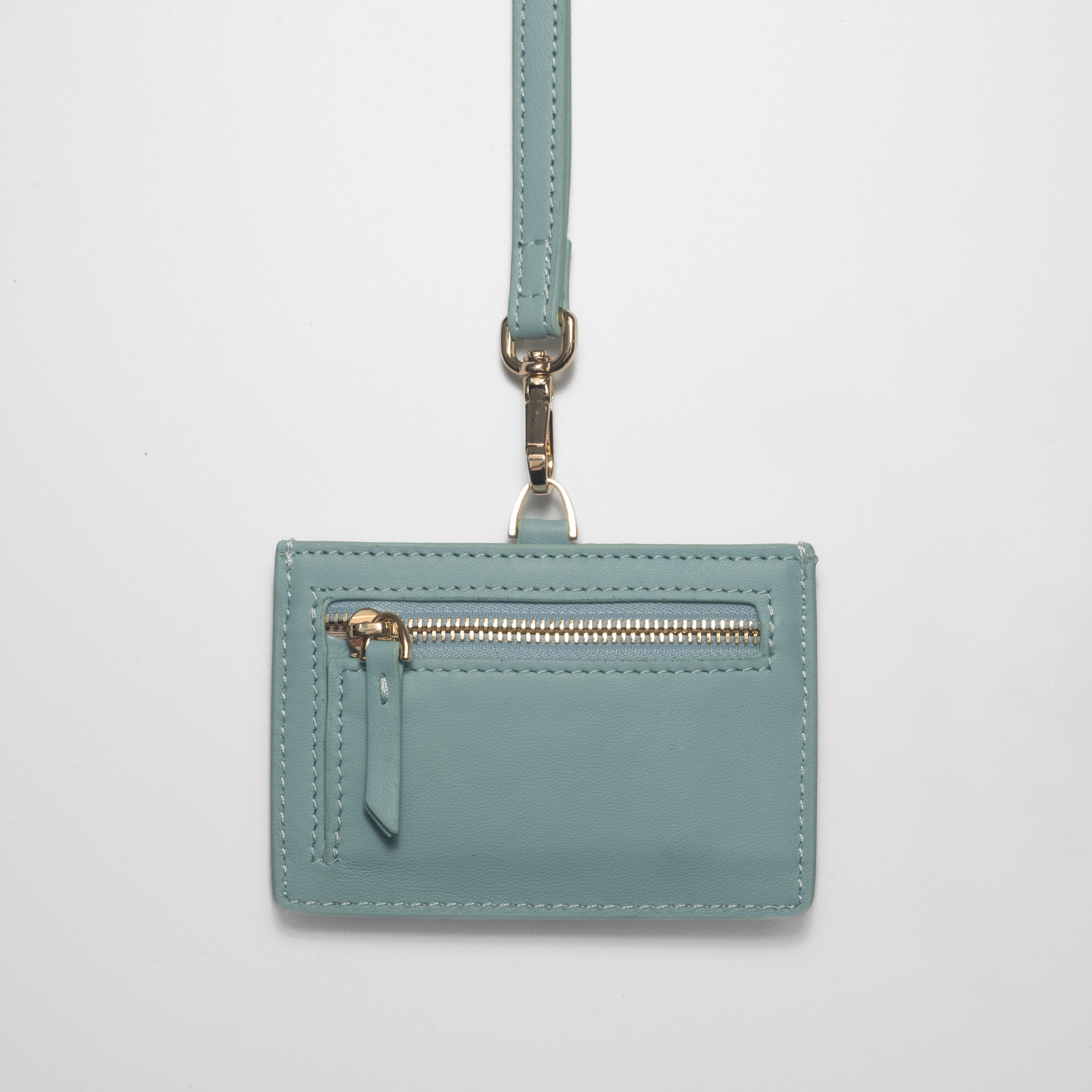Zip Lanyard - Cotton Candy Blue