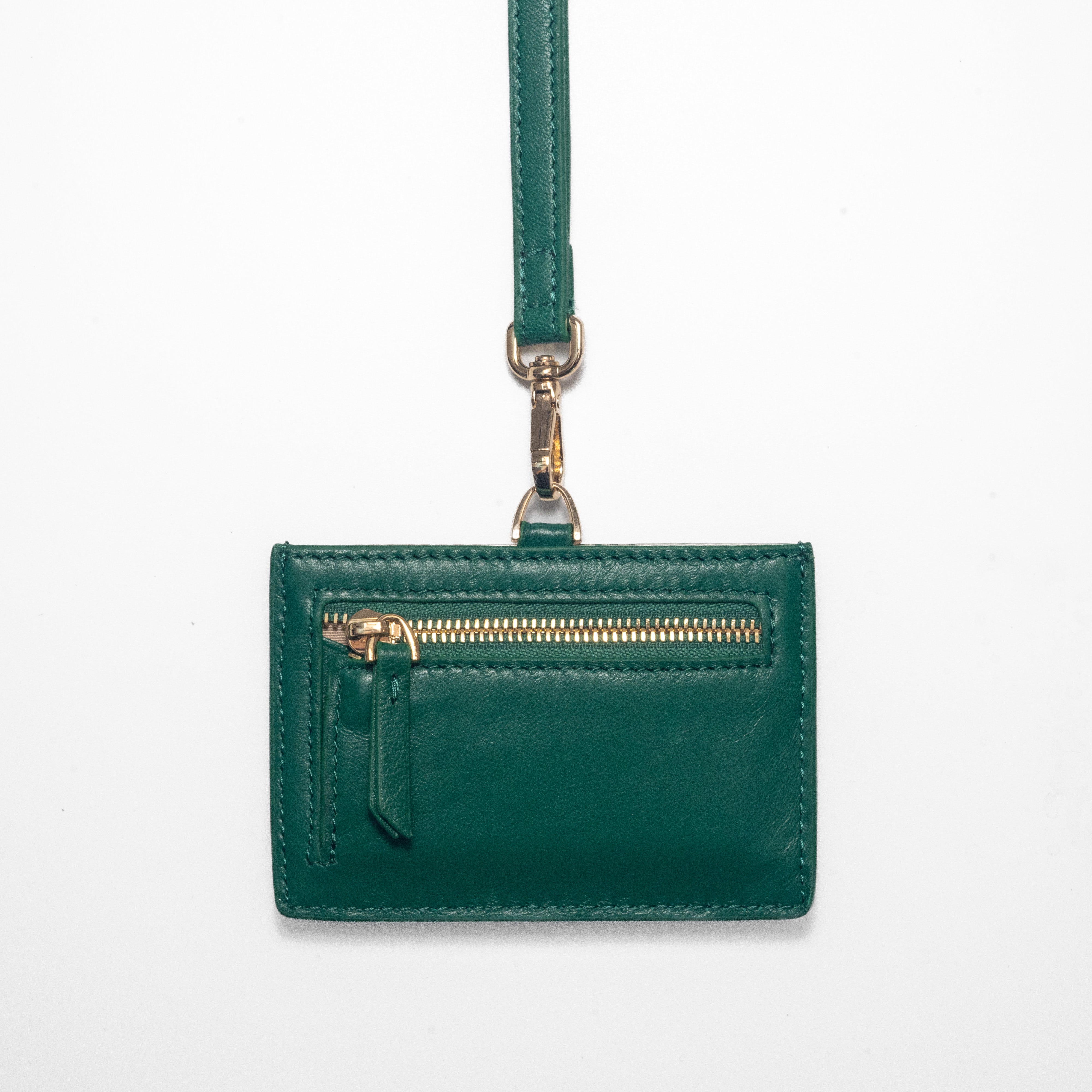 Zip Lanyard - Spinach