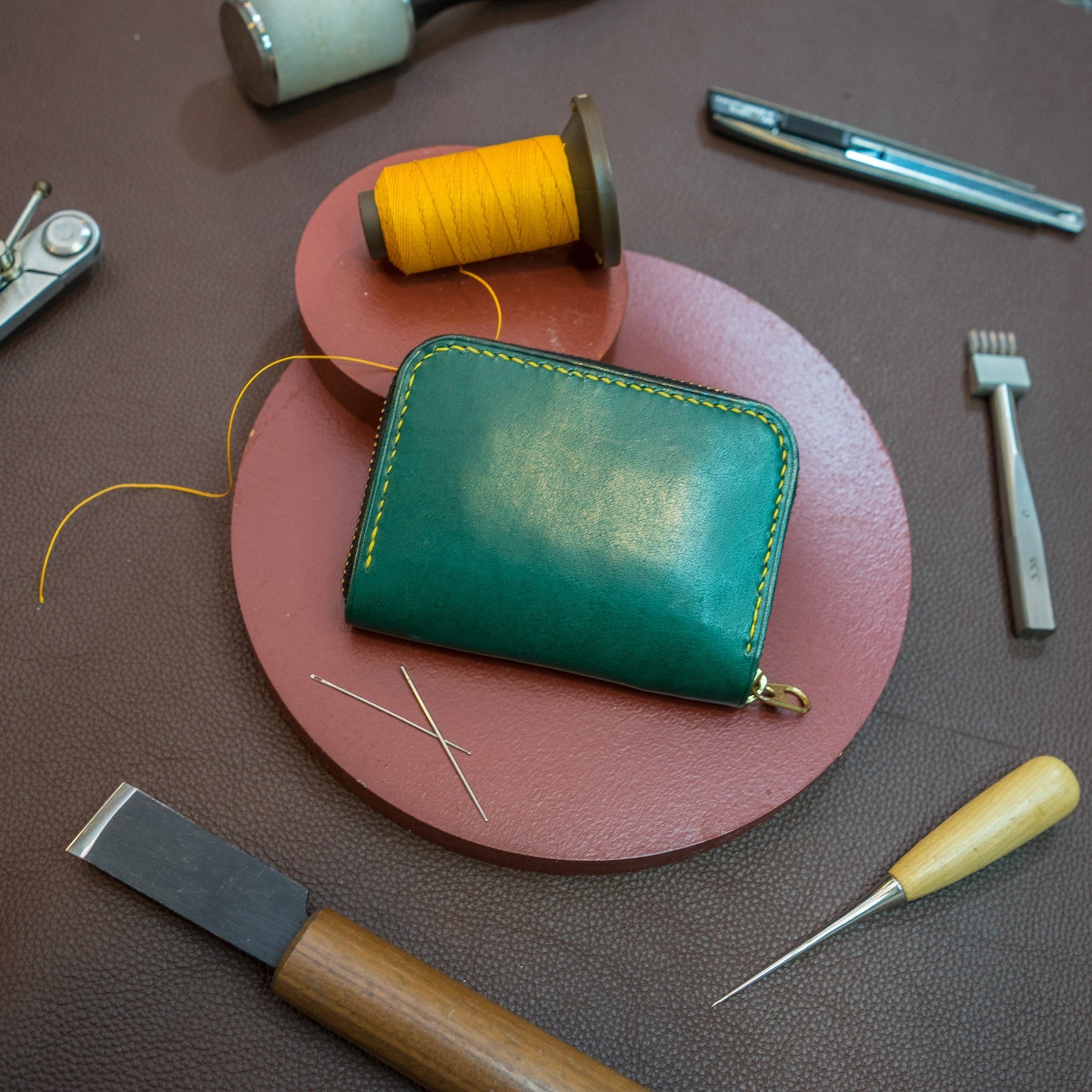 Short Zipper Wallet - Crafune