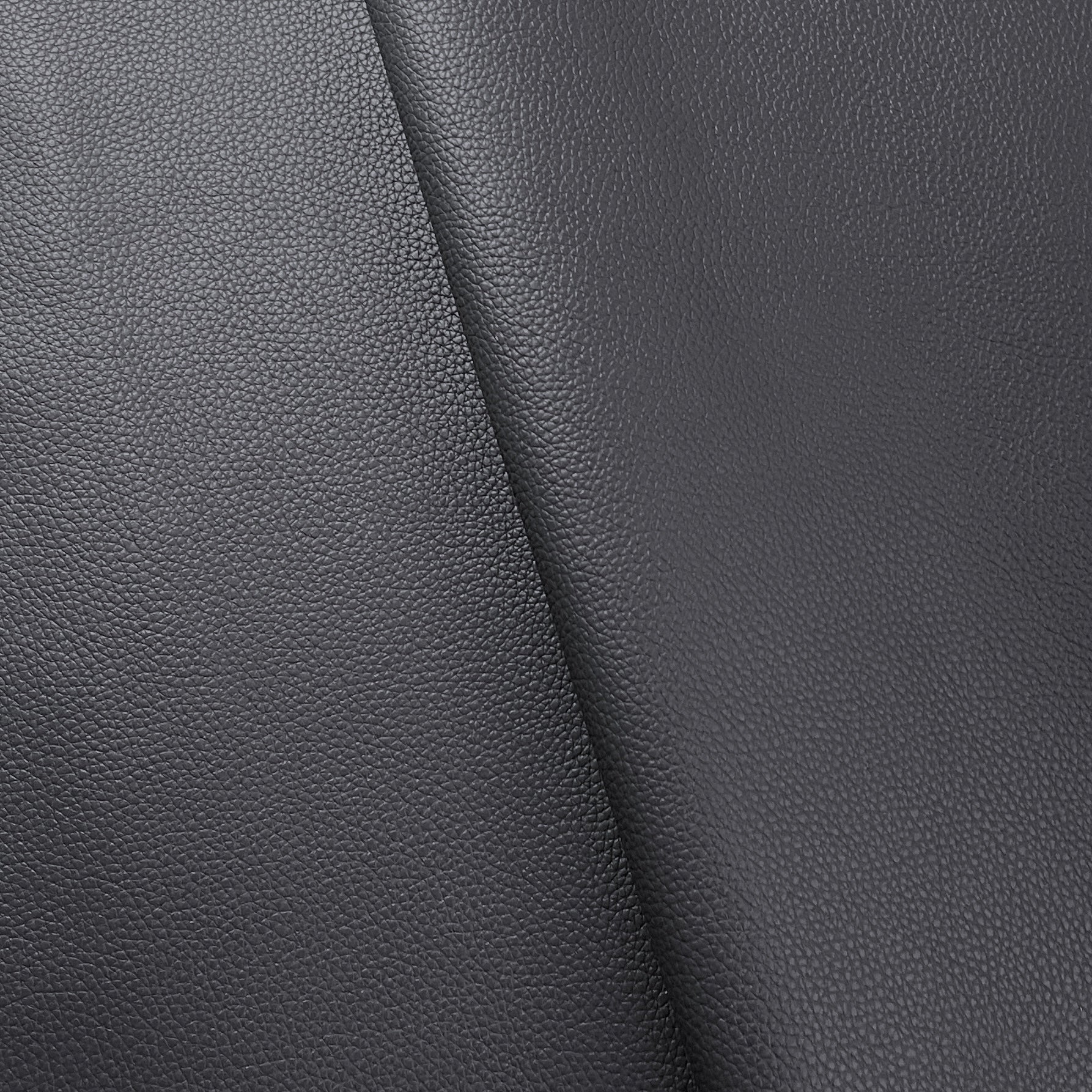 Full-grain Milled Cow Combination-Tanned Leather - Dark Grey - Crafune