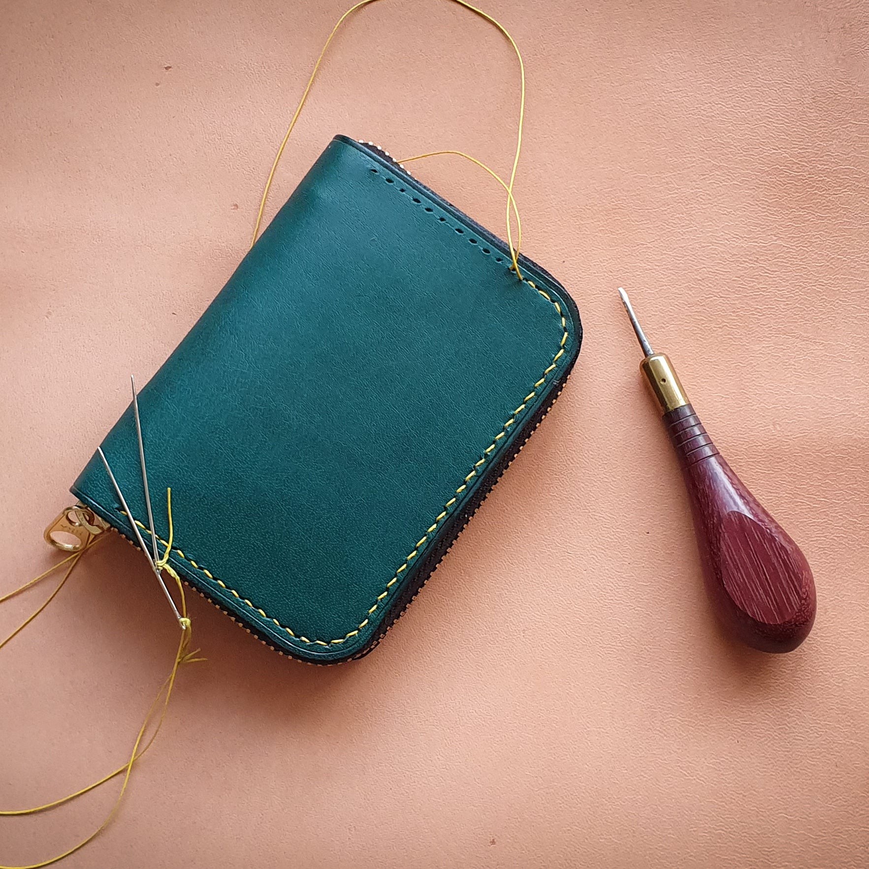 Short Zipper Wallet - Crafune