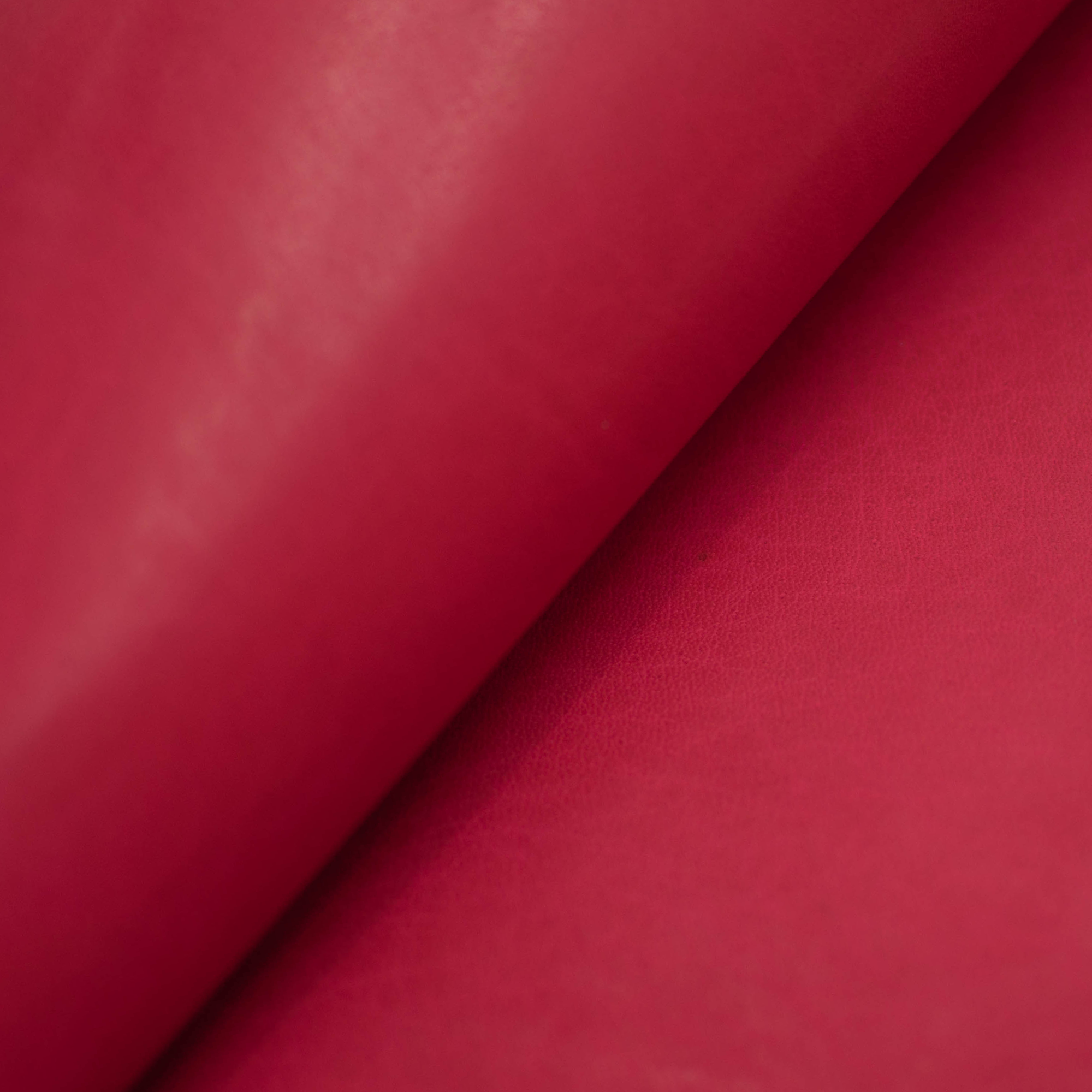 Full-grain Vegetable-tanned Buffalo Leather - Red - Crafune