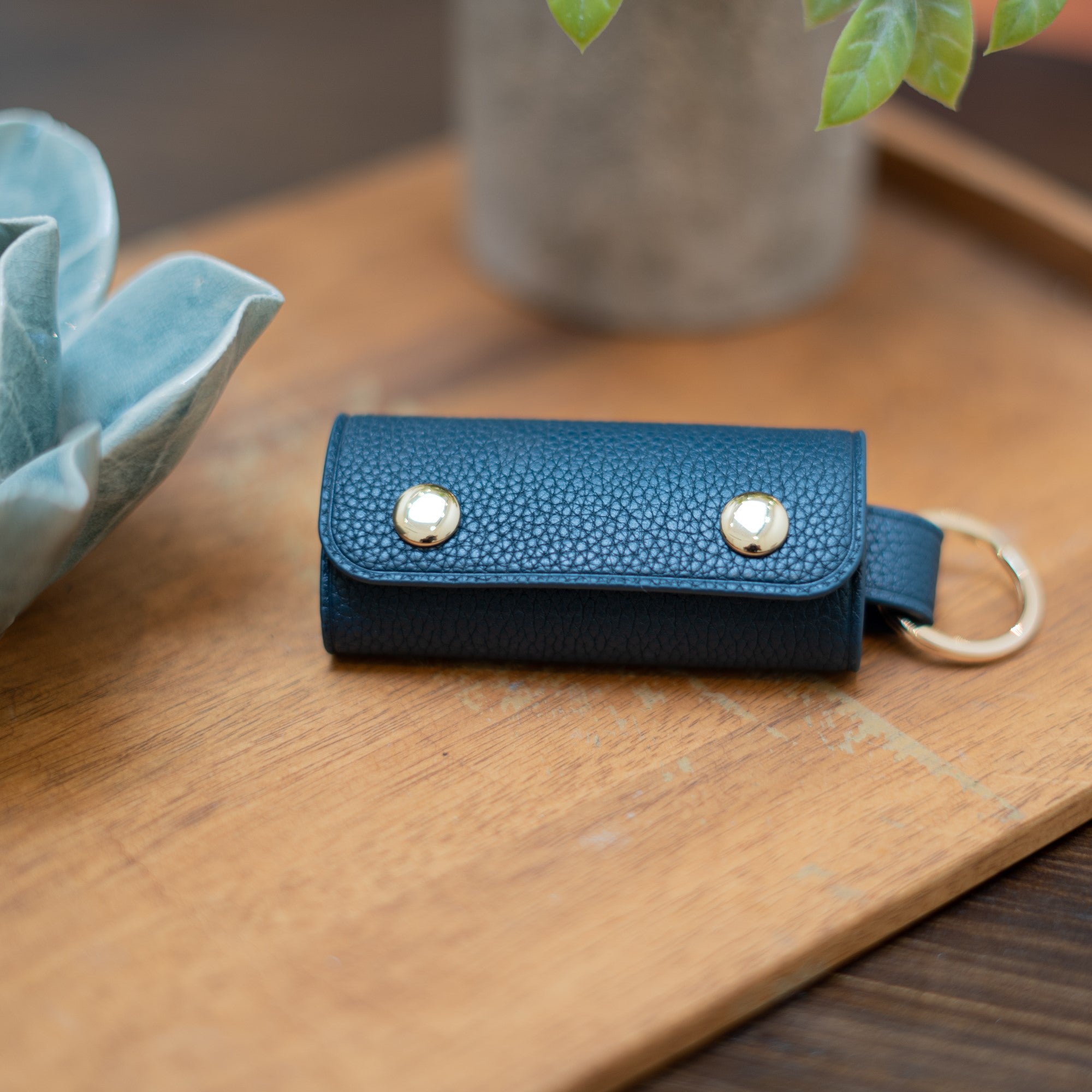 Key Pouch - Prussian Blue