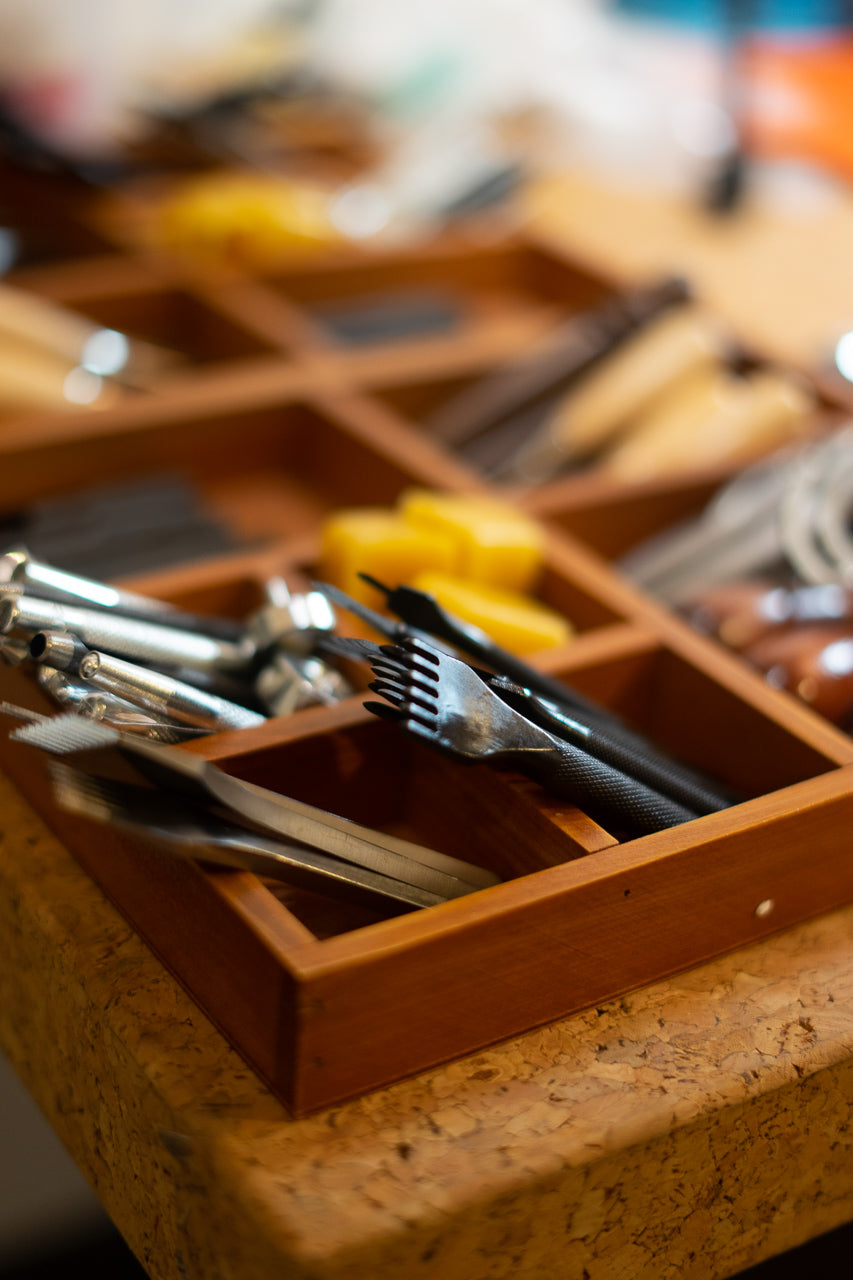 The Basic Tools of Leather Crafting.