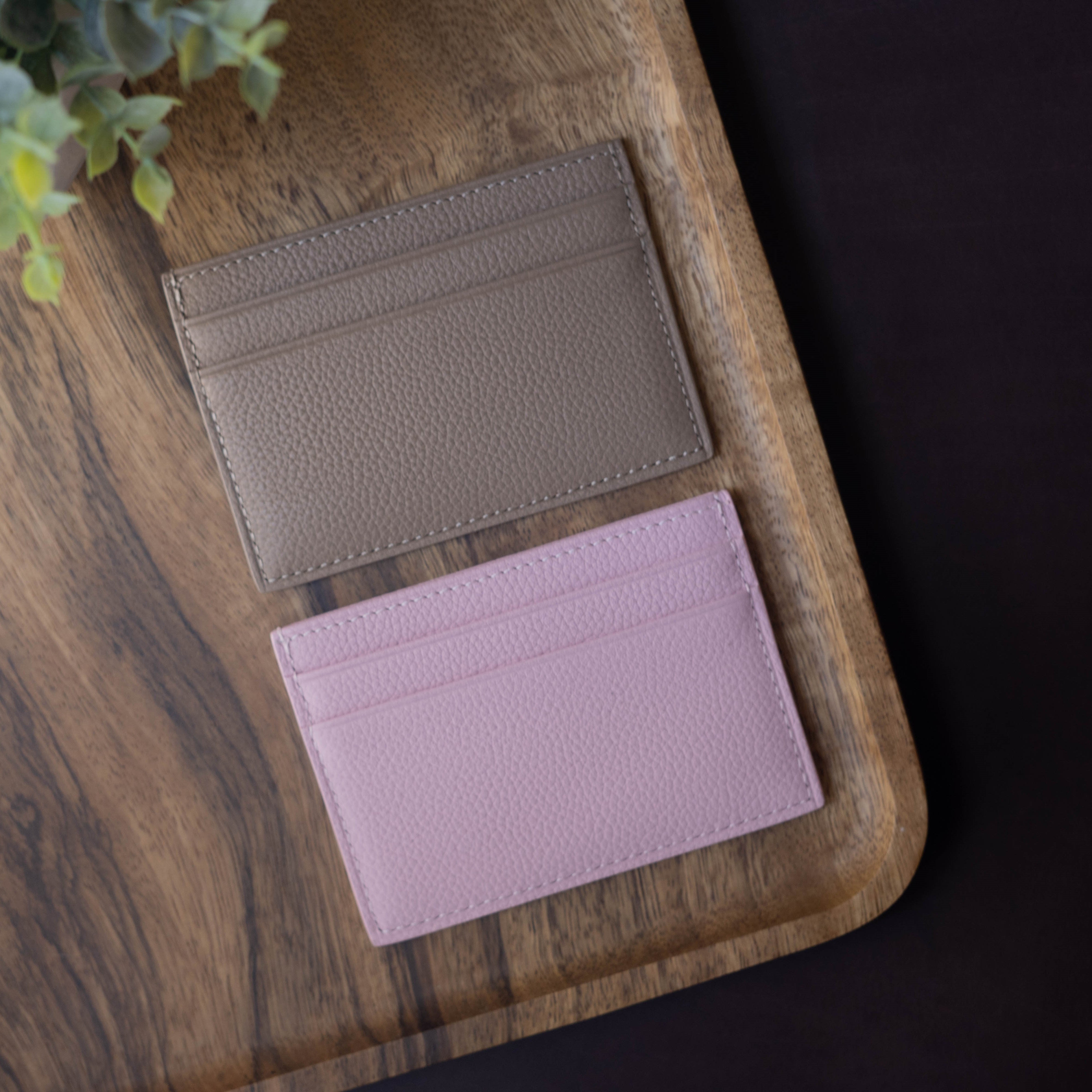 Double Side Cardholder - Baby Pink