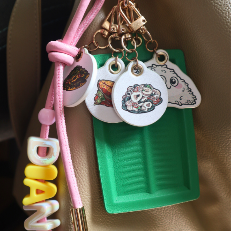 Nasi Padang Leather Bag Charm