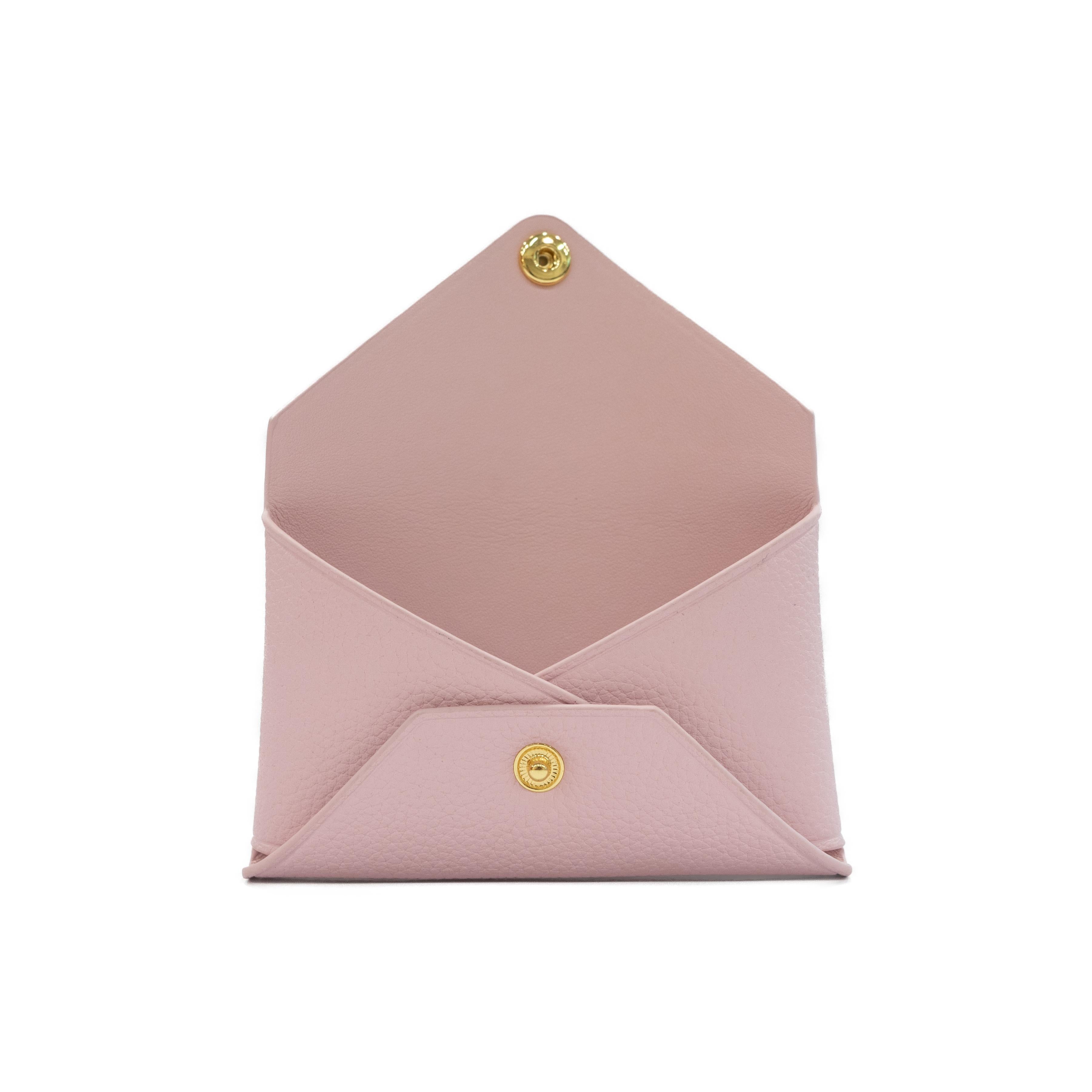 Envelope Card Case - Baby Pink