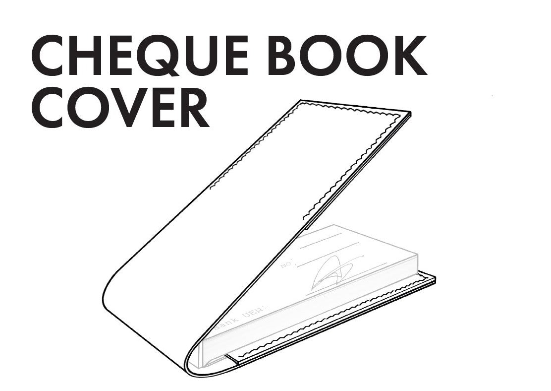 Cheque Book Cover - Crafune