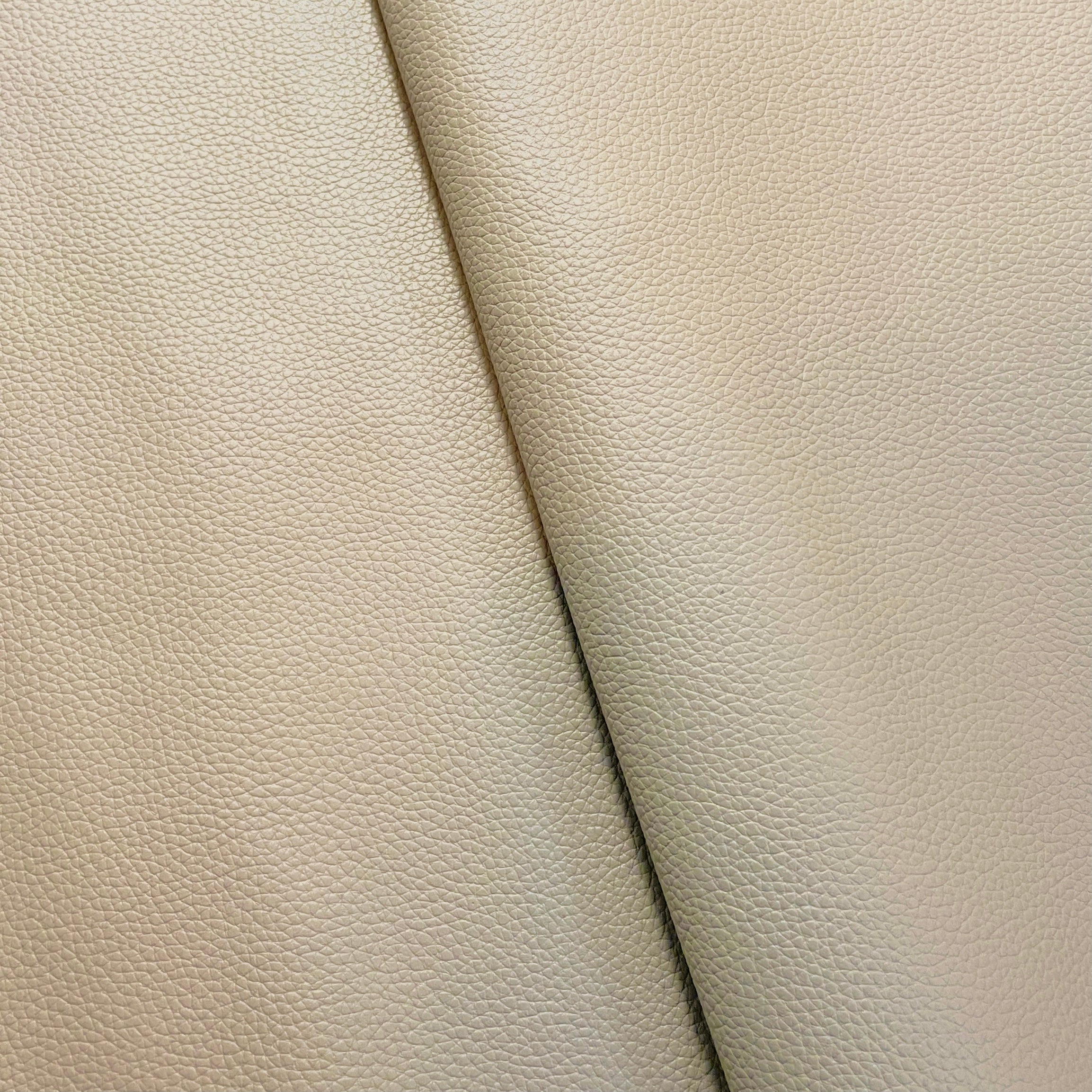 Full-grain Milled Cow Combination-Tanned Leather - Cream - Crafune
