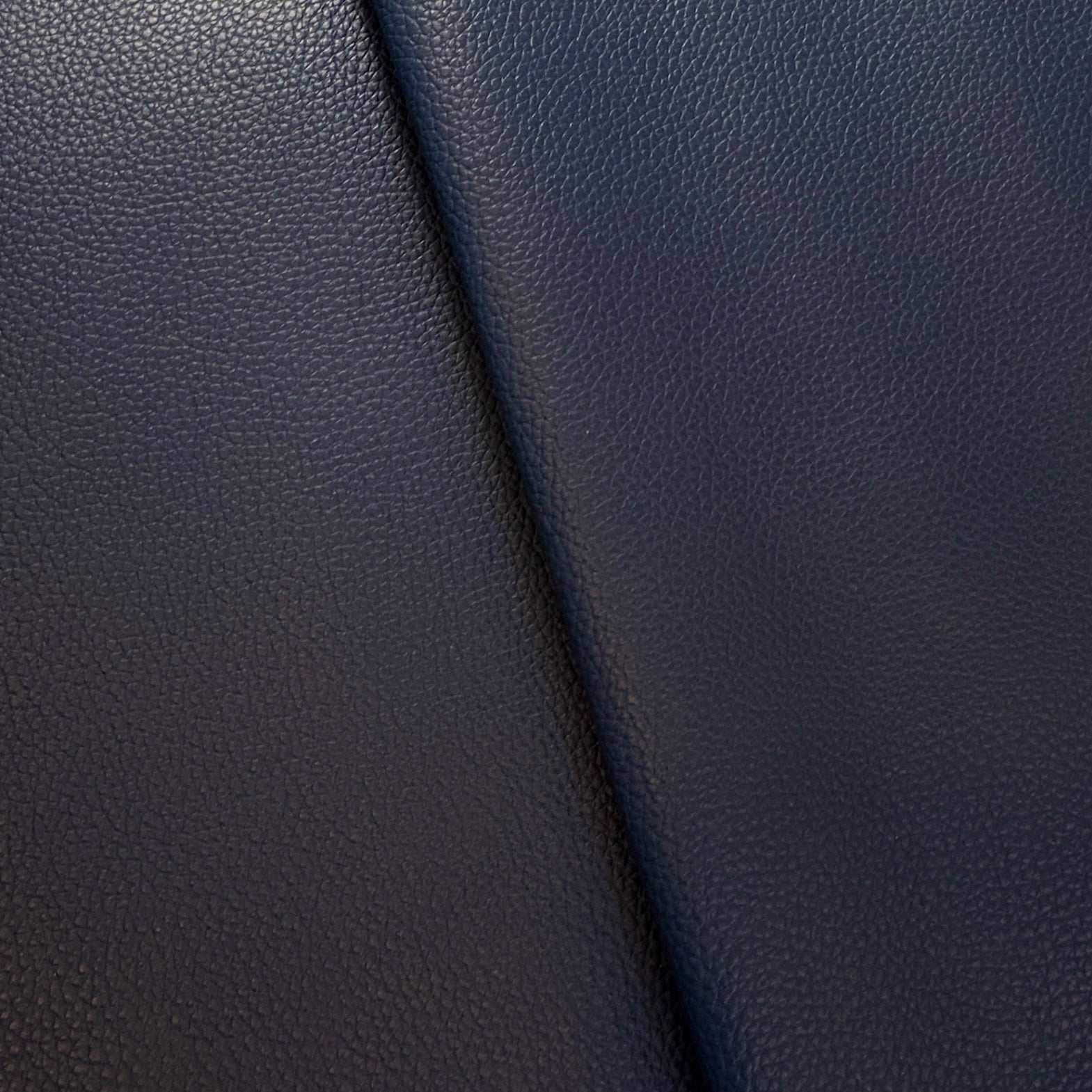 Full-grain Milled Cow Combination-Tanned Leather - Marine Blue - Crafune